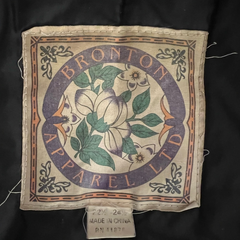 Vintage 80s 90s Patchwork Blockprint Bronton Appa… - image 6